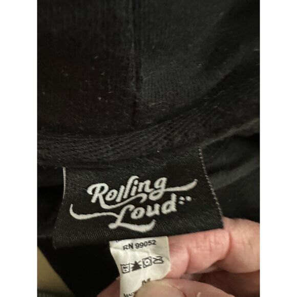 Rolling Loud Trippie Redd x RL Multi Peggy Black Hoodie Men's Size M - Picture 3 of 6